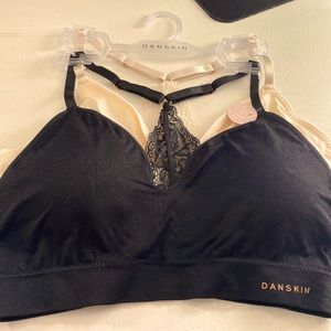 Danskin 2 pack bralette with t-back